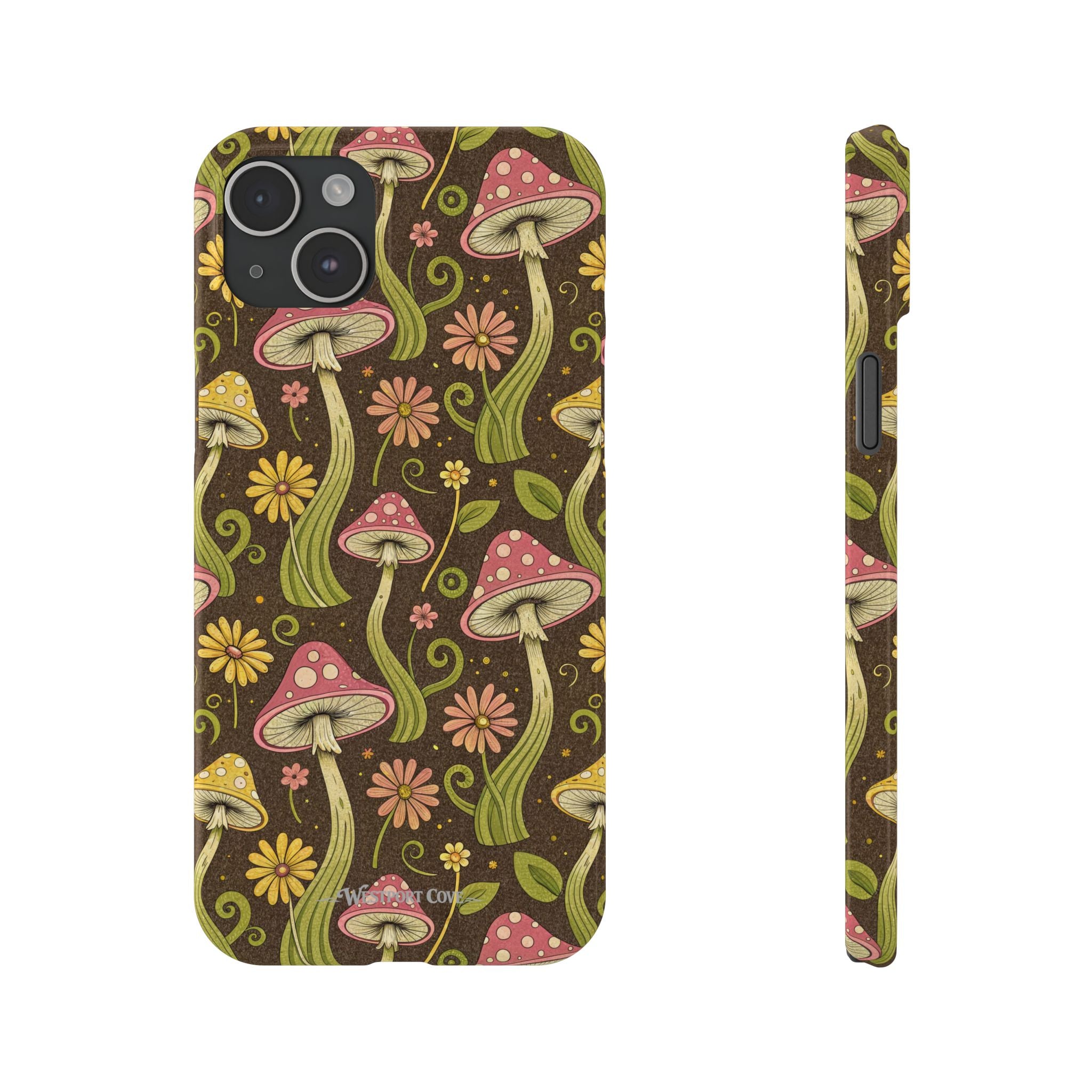 Magic Mushroom - Essential Phone Case – Retro Psychedelic Botanical Design