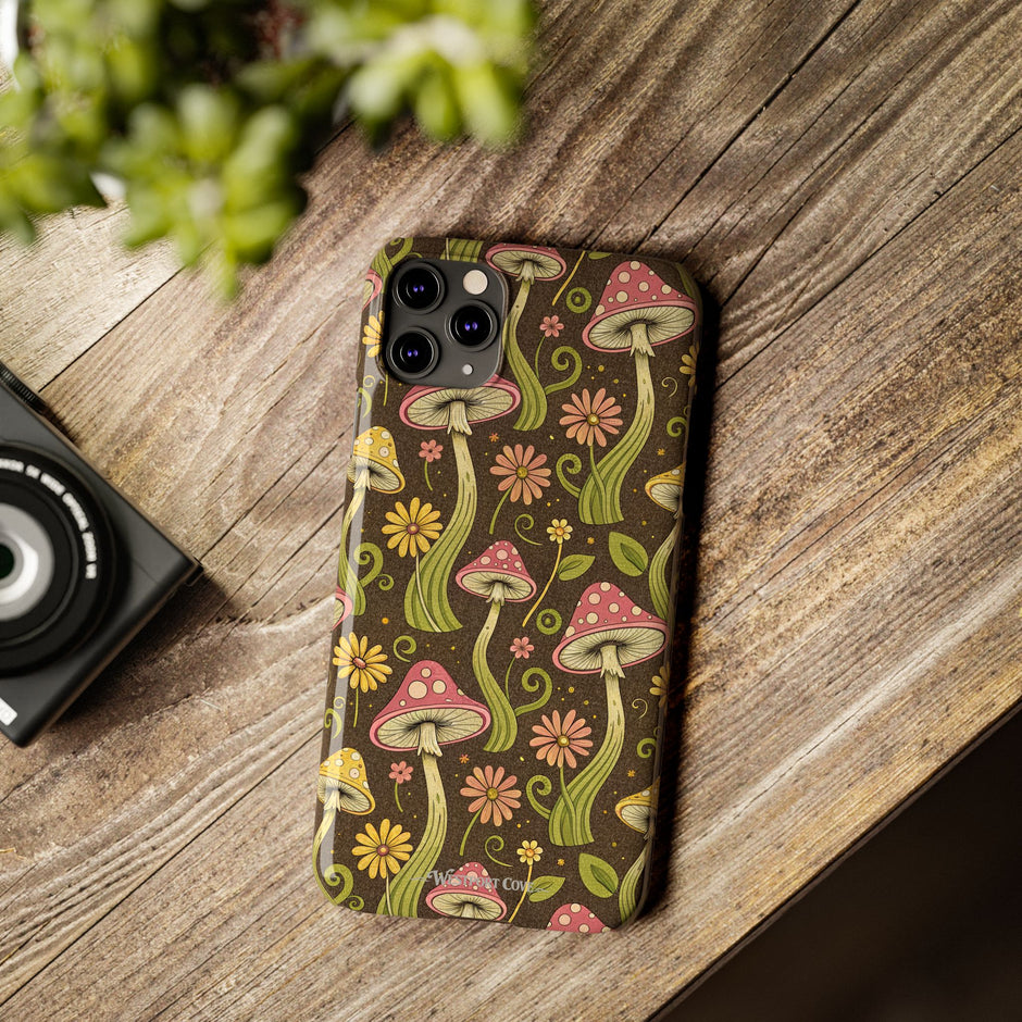 Magic Mushroom - Essential Phone Case – Retro Psychedelic Botanical Design