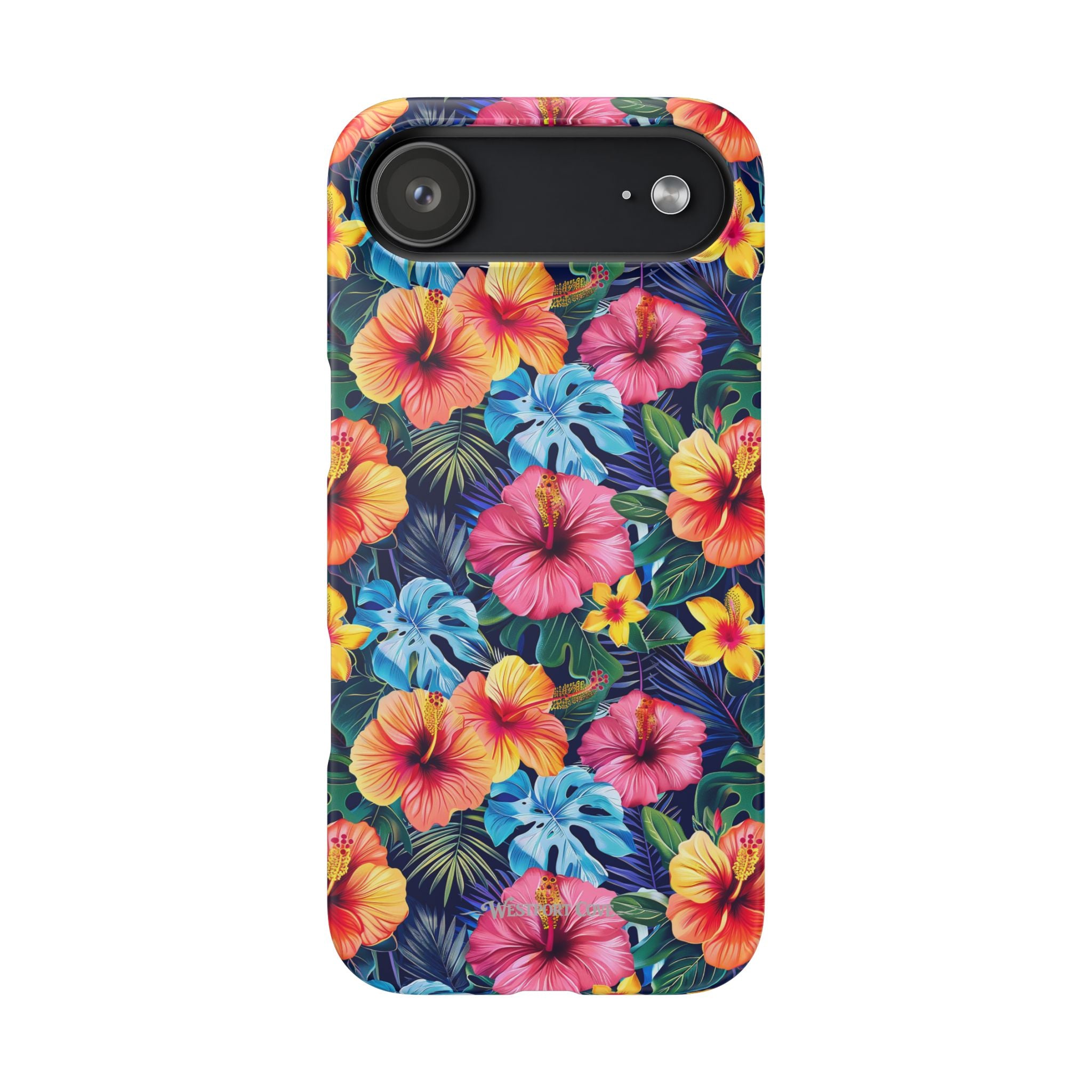 Tropical Hibiscus - Elite Phone Case — Floral Hawaiian Pattern Phone Cover