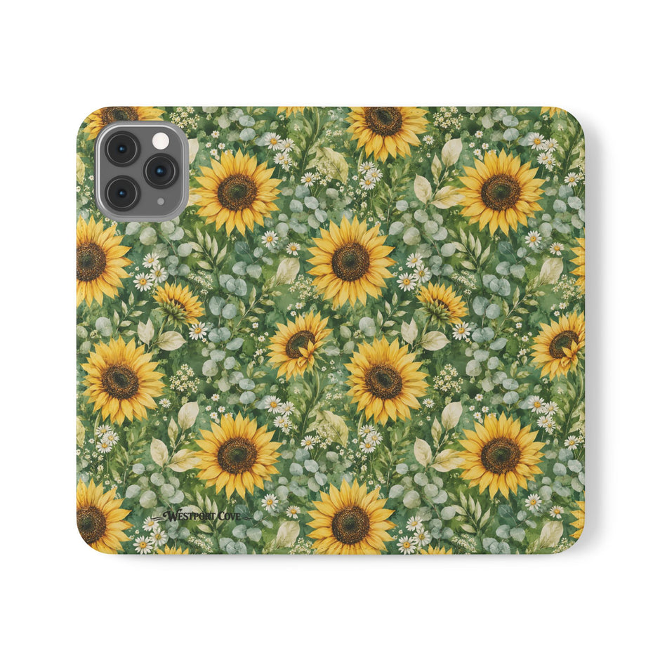 Sunflower Garden - Flip Case