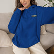 Westport Cove Hoodie — Scenic Lake Cabin Vintage Logo Hooded Sweatshirt