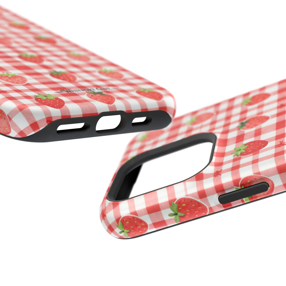 Strawberry Gingham - Extreme MagSafe Phone Case
