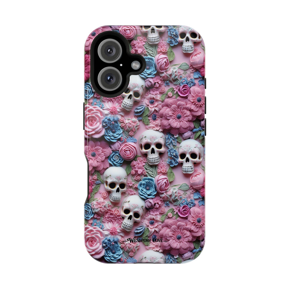 Floral Skull - Extreme MagSafe Phone Case
