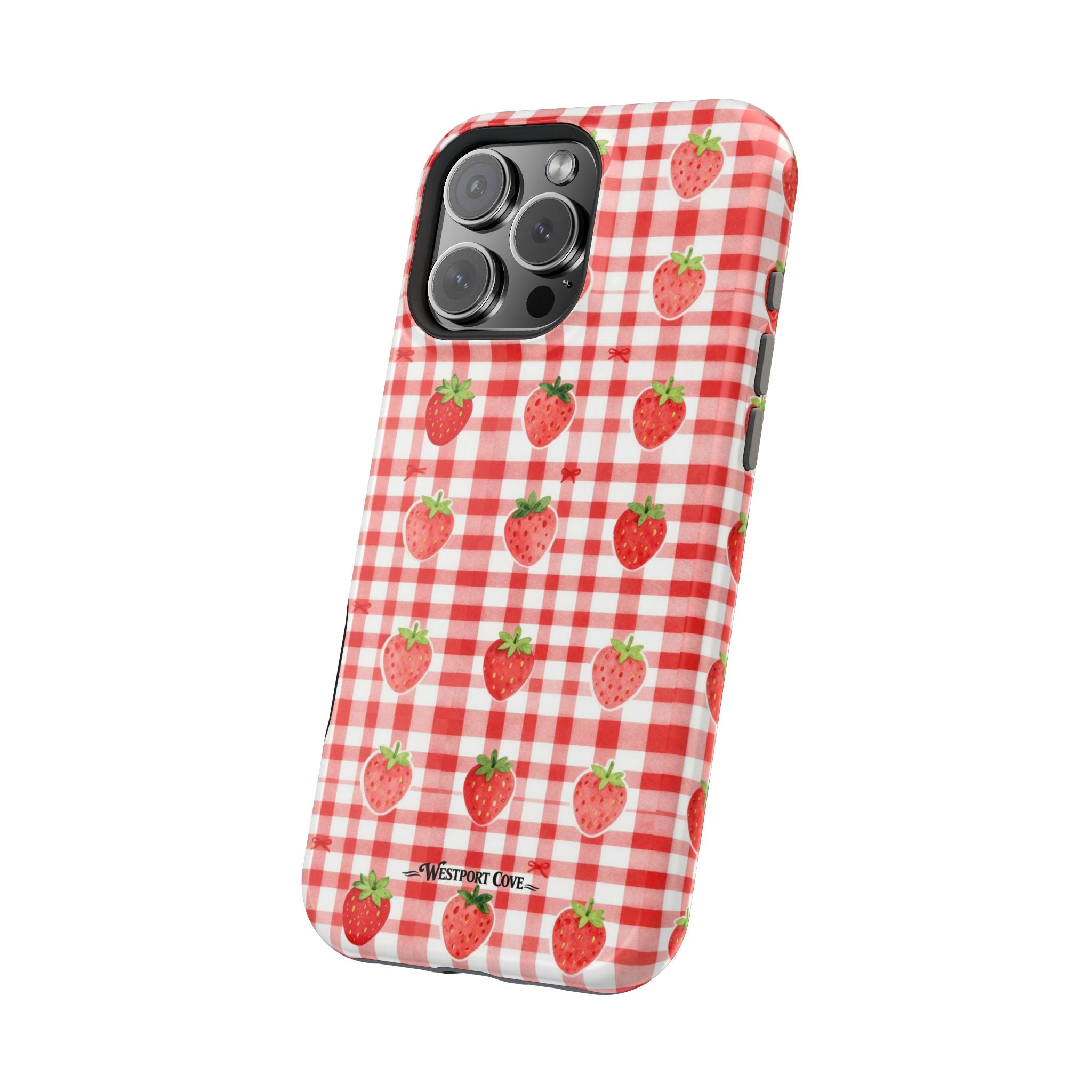 Strawberry Gingham - Extreme MagSafe Phone Case