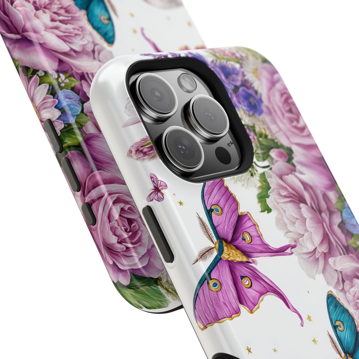 Floral Moon & Butterflies Extreme Impact MagSafe Phone Case