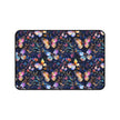Dark Flutterby Desk Mat — Dark Watercolor Garden Mouse Pad