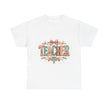Teacher Floral Graphic Tee — Vintage Bow & Floral 