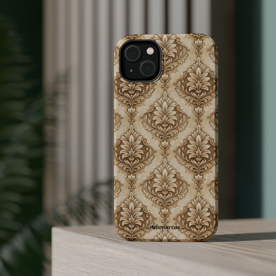 Damask Taupe - Extreme MagSafe Phone Case