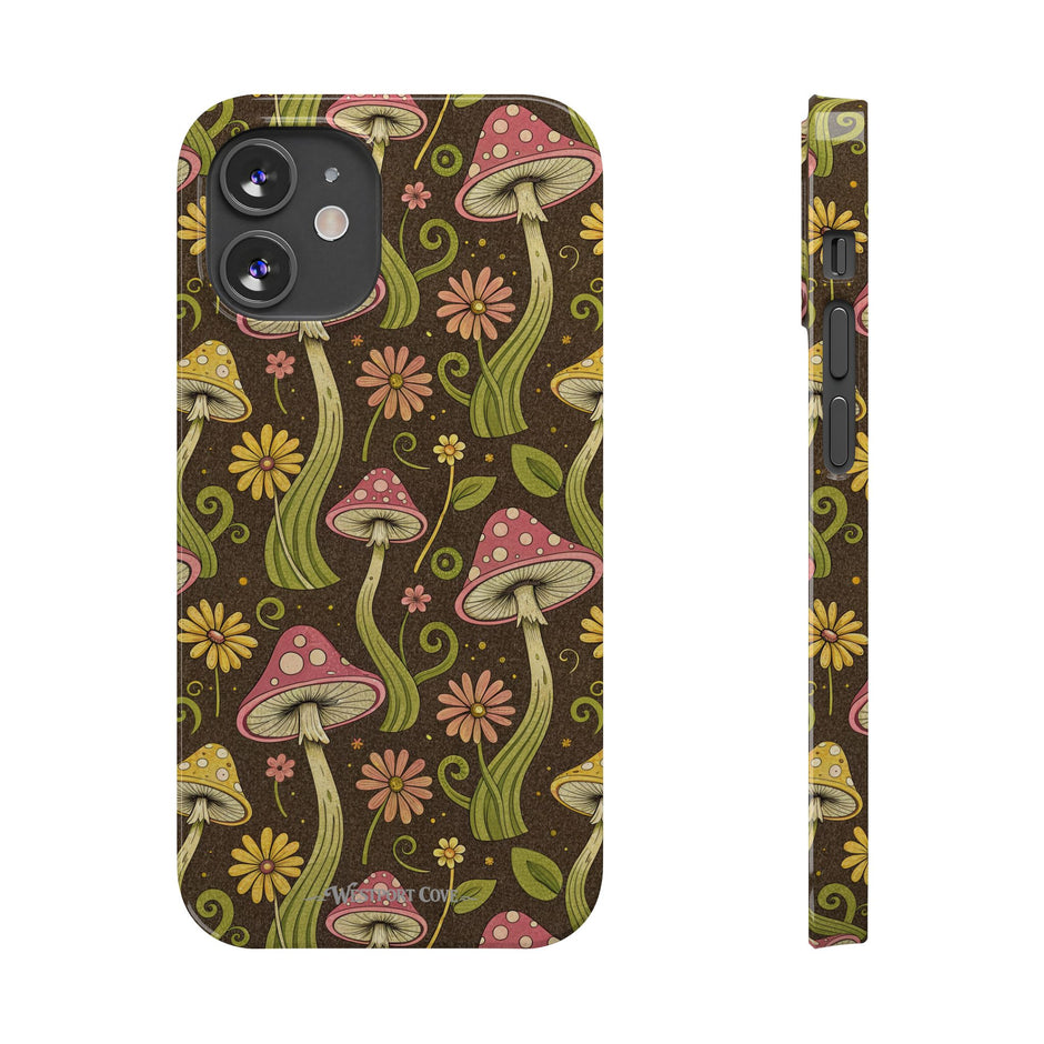 Magic Mushroom - Essential Phone Case – Retro Psychedelic Botanical Design