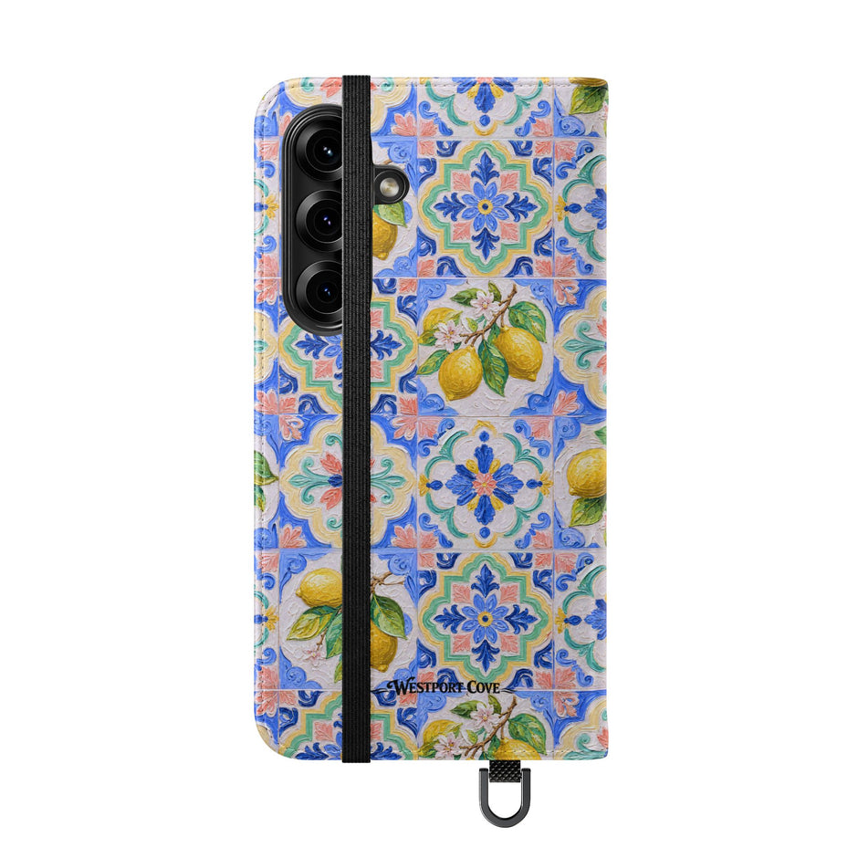 Santorini Lemon - Flip Case