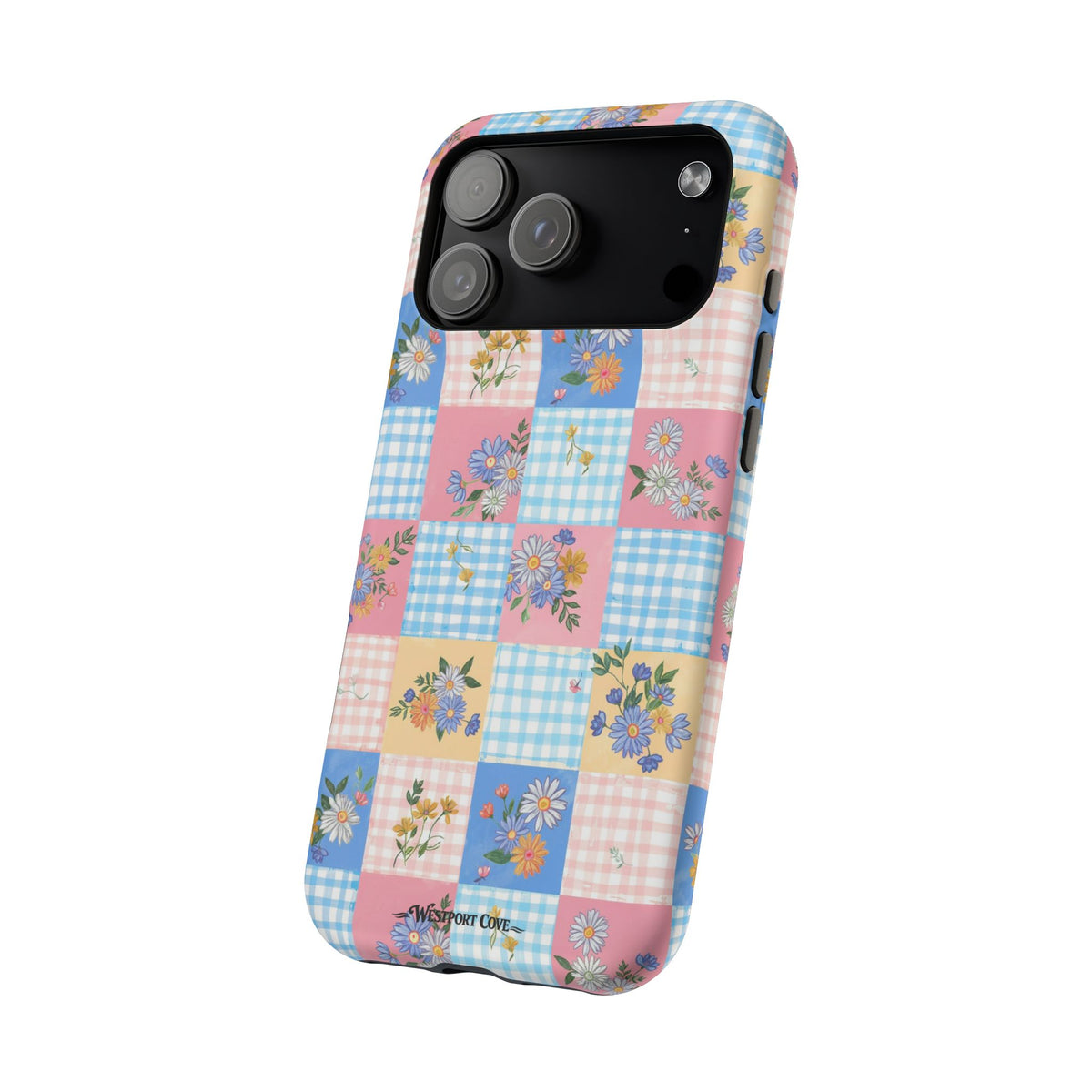 Pastel Floral Patchwork Extreme Impact MagSafe Phone Case