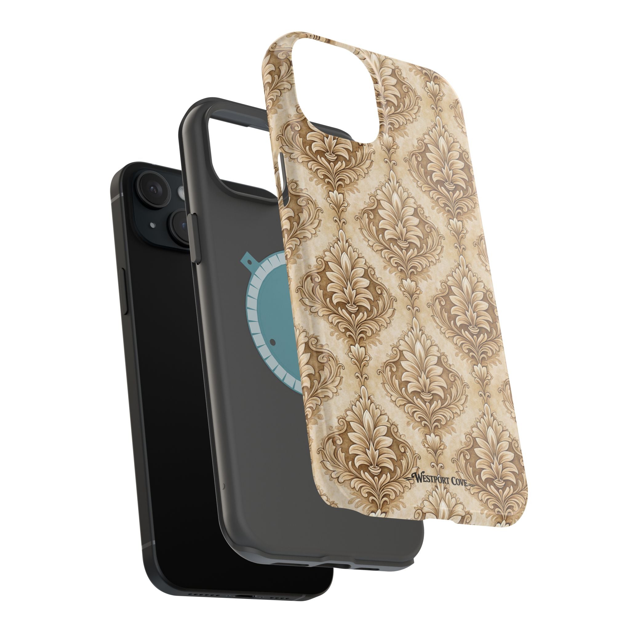 Damask Taupe - Extreme MagSafe Phone Case