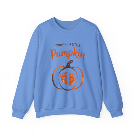 Pregnancy Sweatshirt - "Growing a Little Pumpkin" Maternity Halloween Crewneck - Westport Cove
