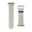 Be Mine; or Not - Pastel Heart Pattern Apple Watch Band — Cute Candy Hearts Watch Strap