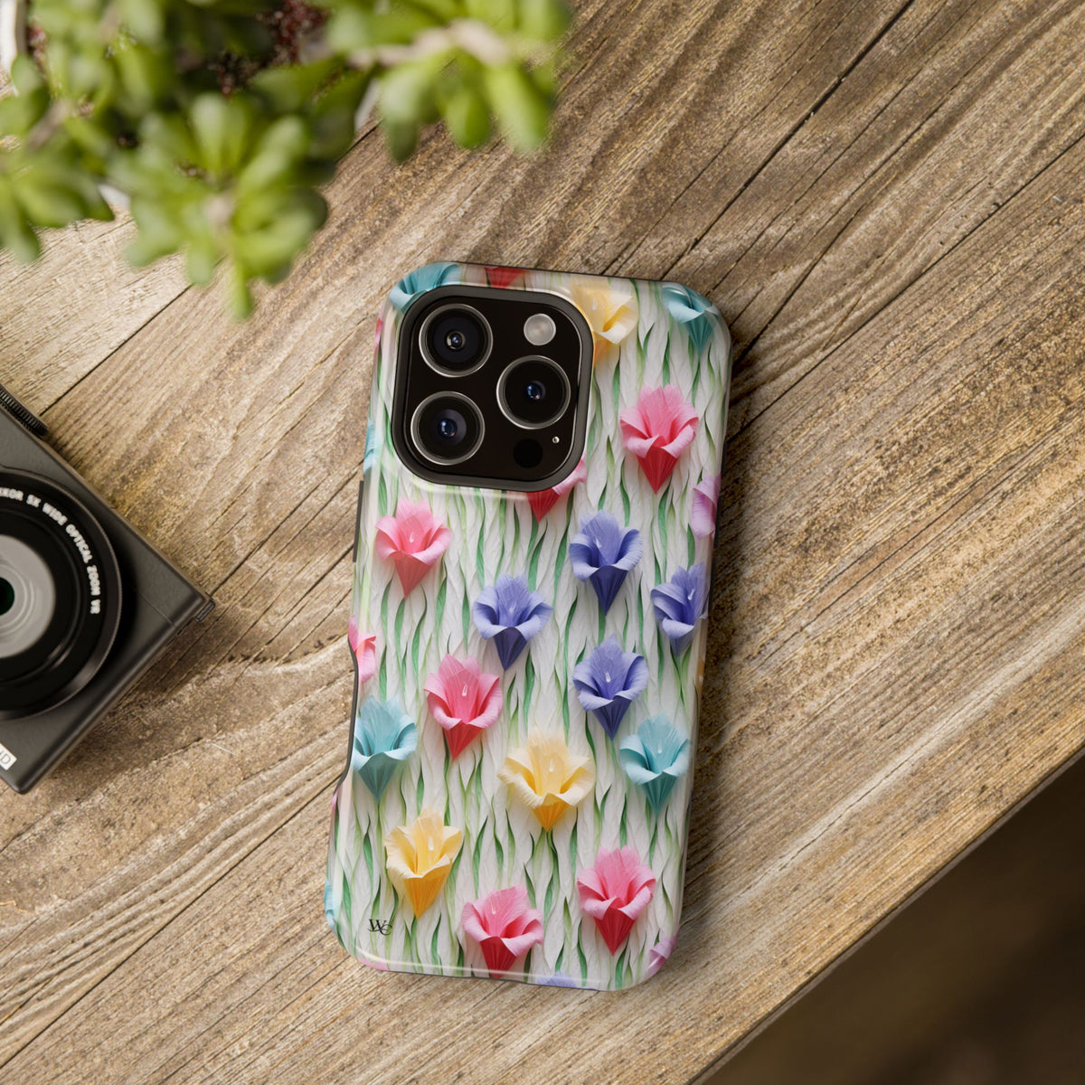 Floral Origami - Extreme Impact MagSafe Phone Case