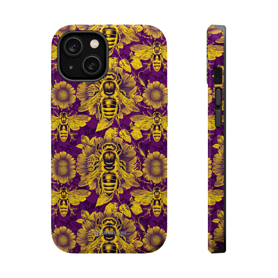Bee & Sunflower Extreme Impact MagSafe Phone Case
