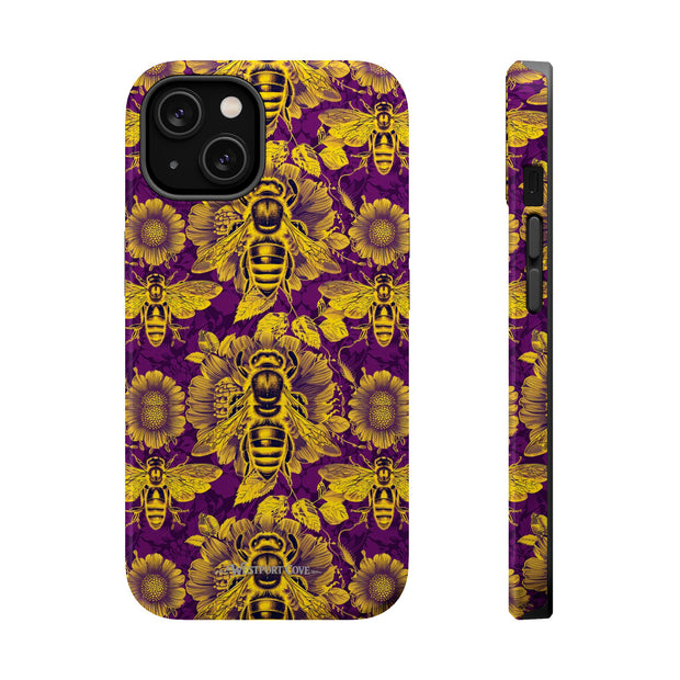 Bee & Sunflower Extreme Impact MagSafe Phone Case