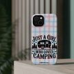 Just A Girl Who Loves Camping - Extreme Impact MagSafe Phone Case