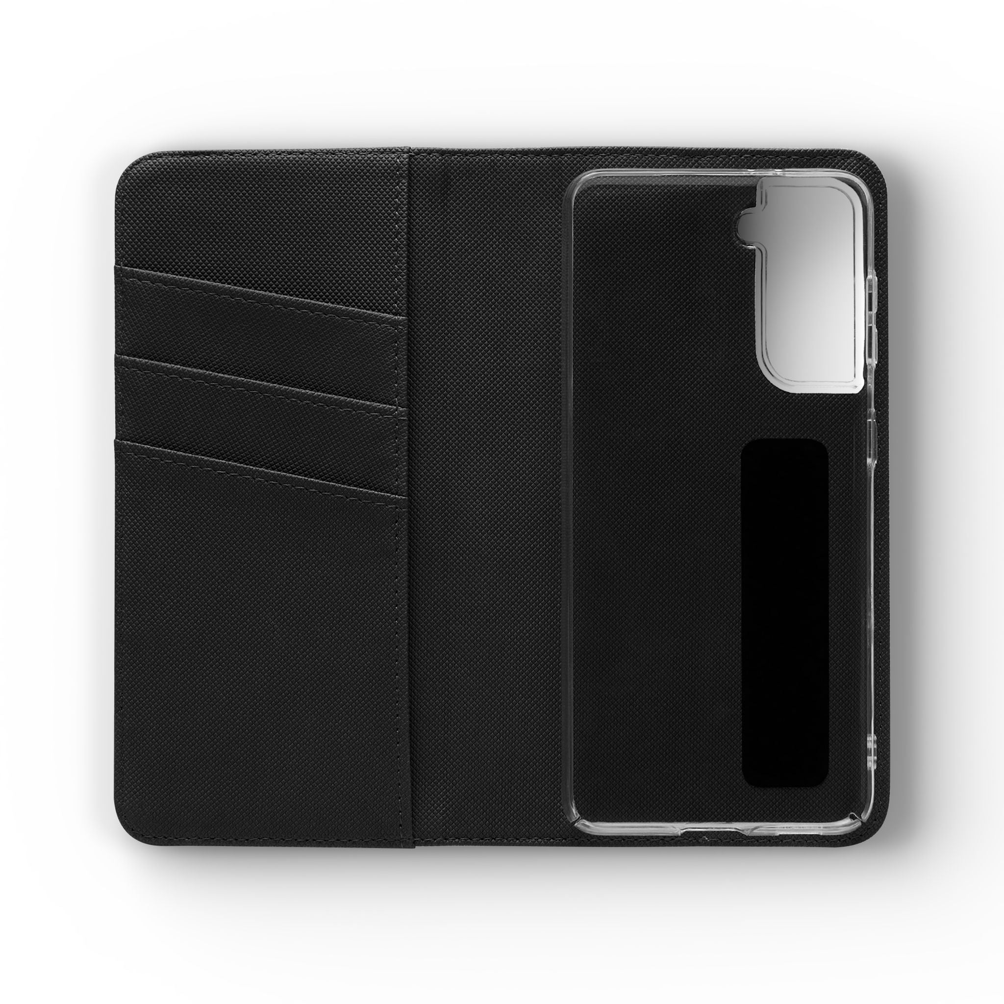 Tropical Hibiscus Flip Phone Case — Floral Wallet Flip Case with Card Slots