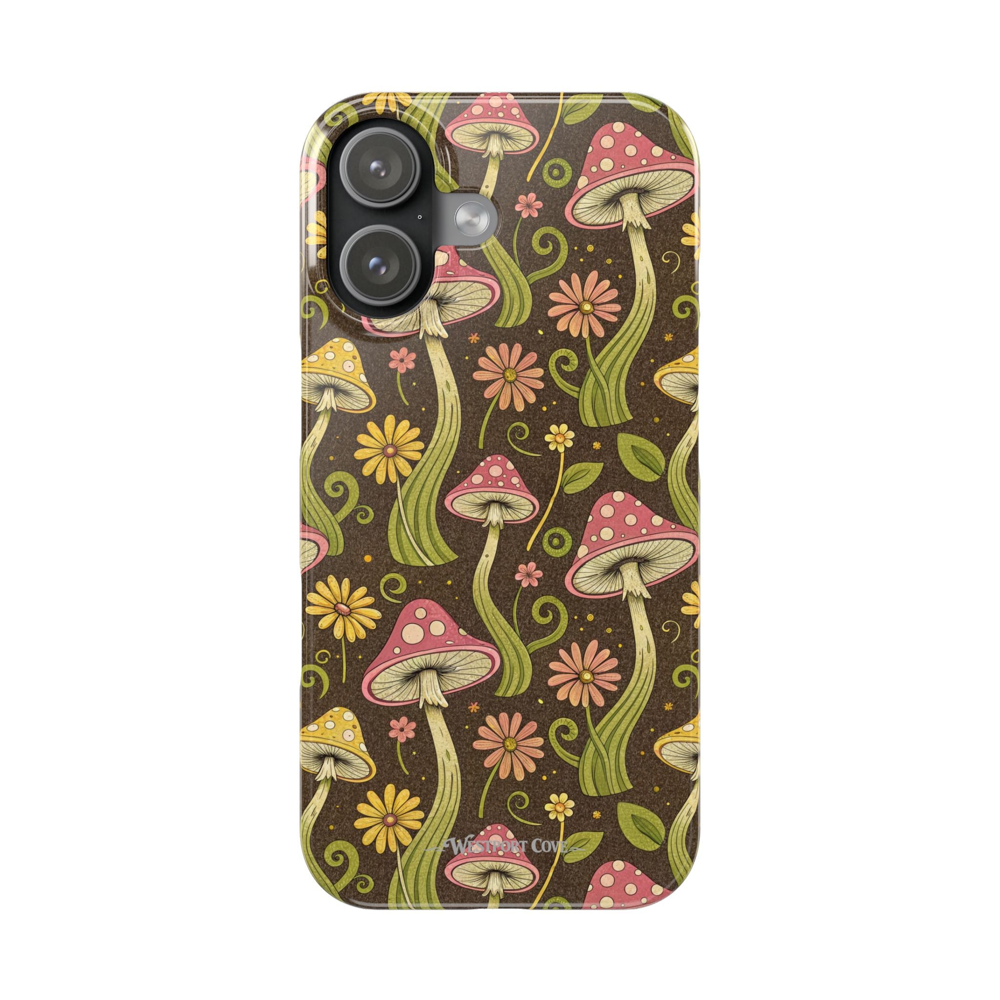 Magic Mushroom - Essential Phone Case – Retro Psychedelic Botanical Design