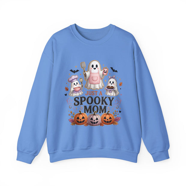 Spooky Mom Crewneck Sweatshirt – Cute Halloween Ghosts & Pumpkins - Westport Cove