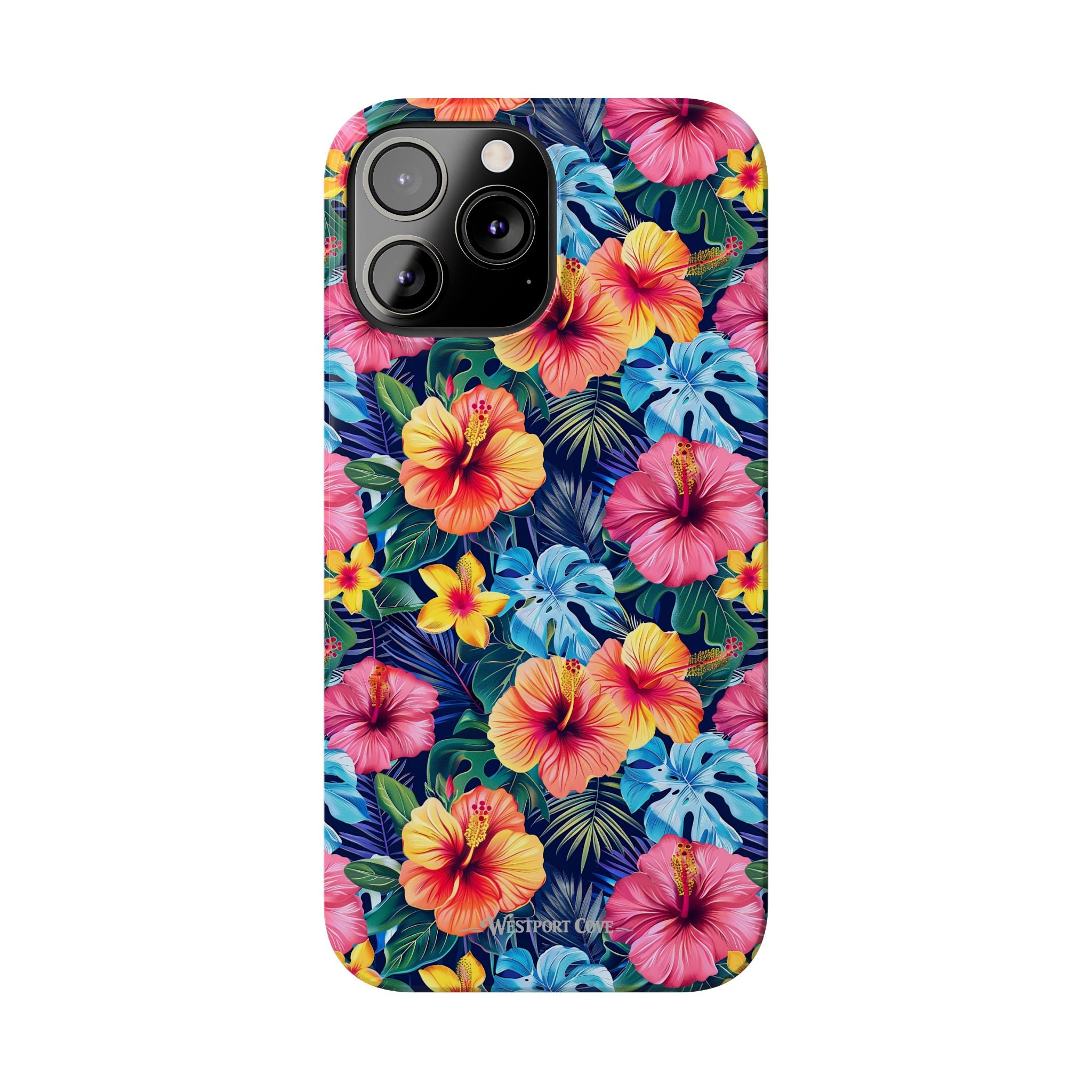 Tropical Hibiscus - Essential Phone Case — Floral Beach Vibe Phone Cover