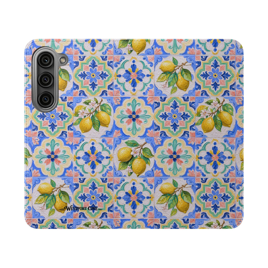 Santorini Lemon - Flip Case