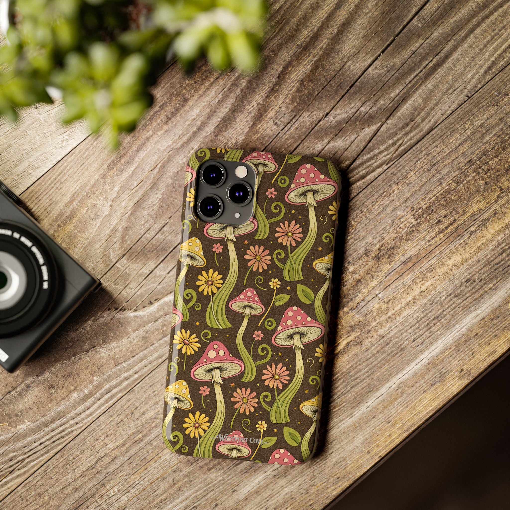 Magic Mushroom - Essential Phone Case – Retro Psychedelic Botanical Design