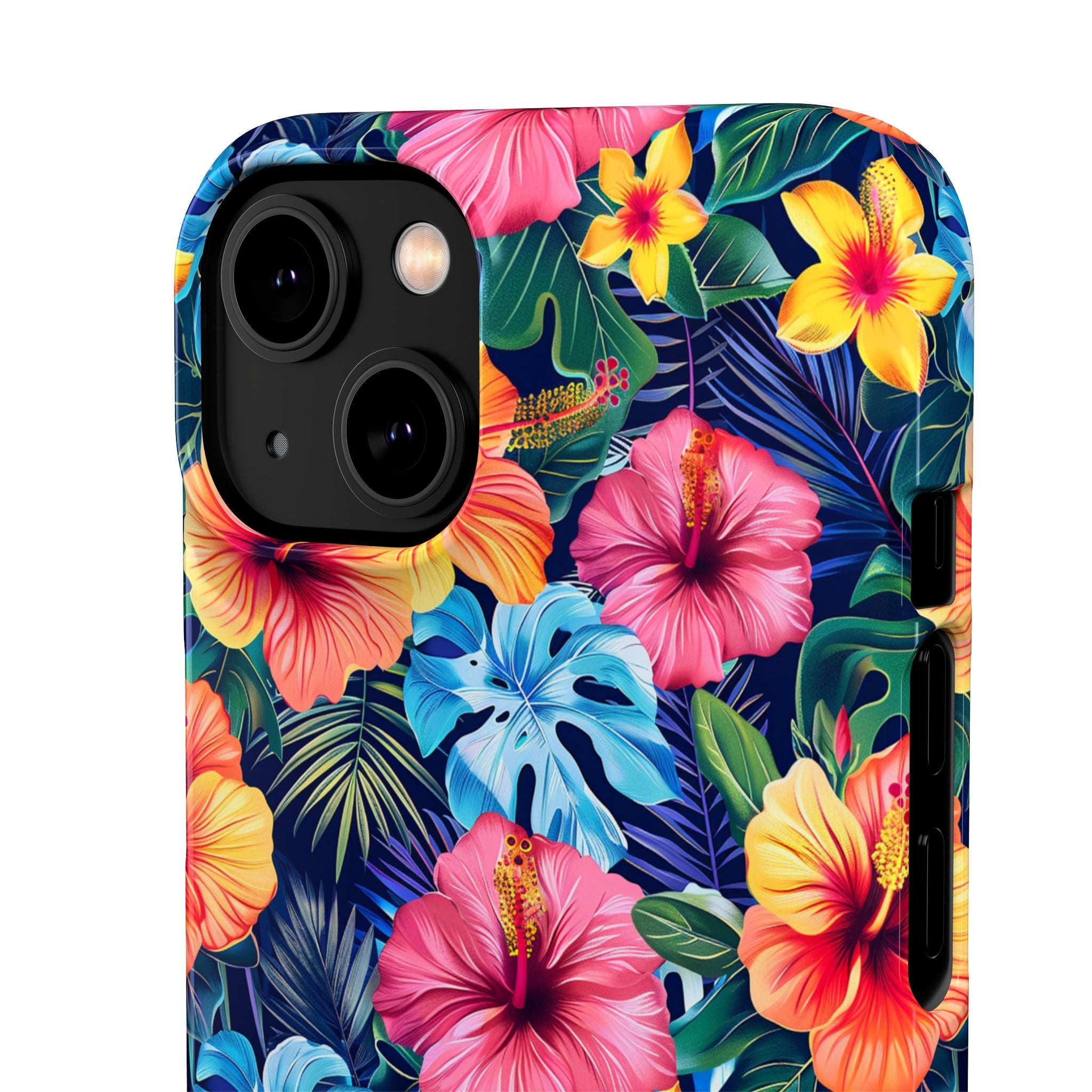 Tropical Hibiscus - Elite Phone Case — Floral Hawaiian Pattern Phone Cover