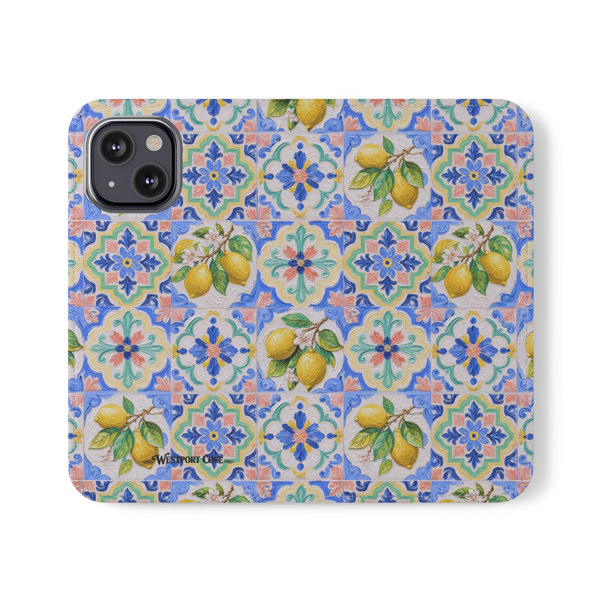 Santorini Lemon - Flip Case