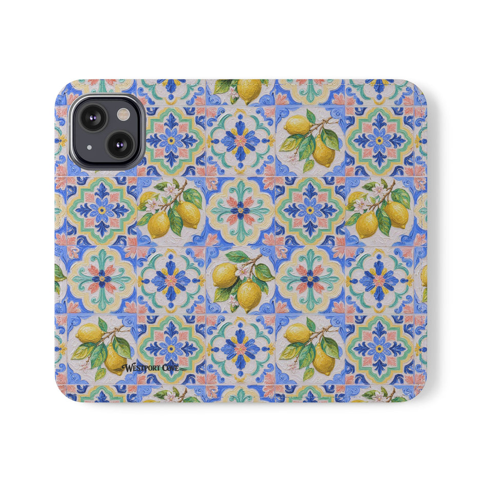 Santorini Lemon - Flip Case