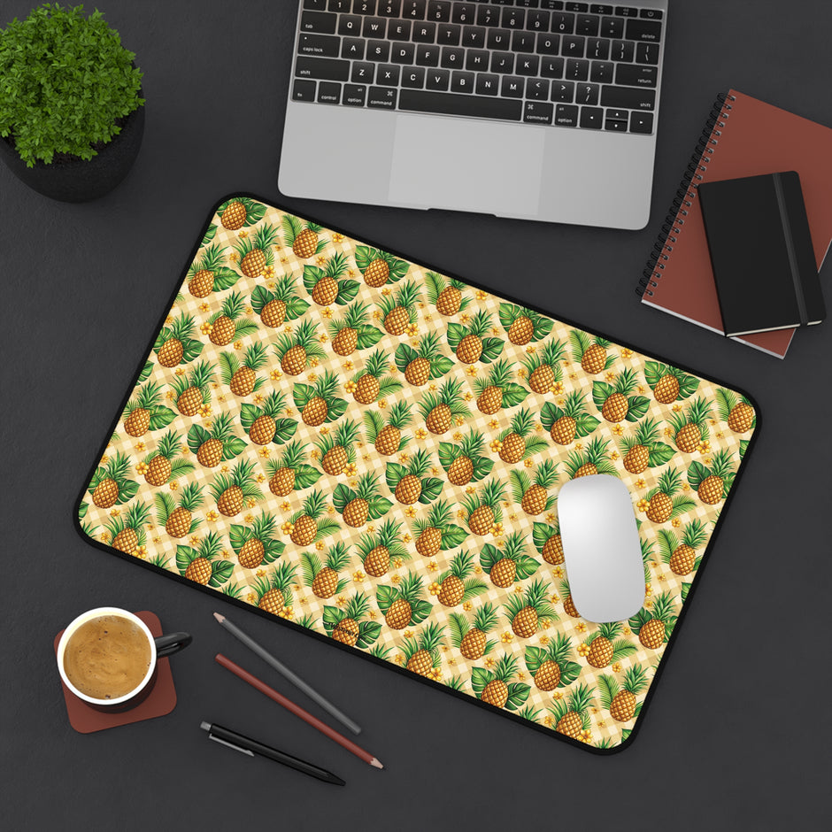 Fine-apple Desk Mat — Tropical Mouse Pad & Workspace Protector