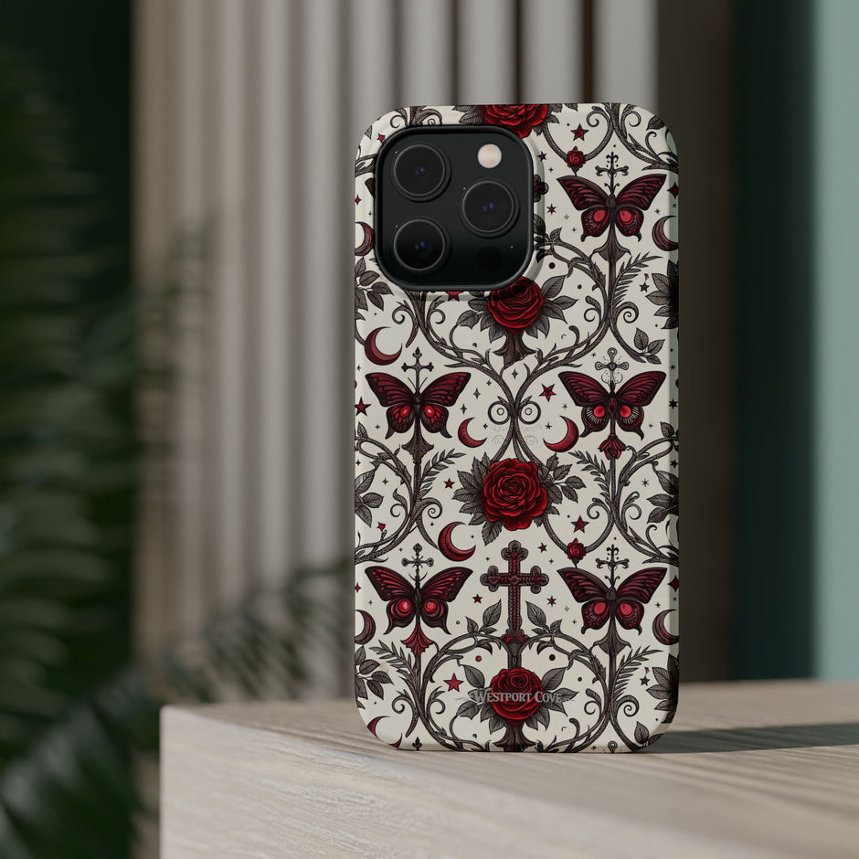 Rose & Butterfly - Extreme MagSafe Phone Case
