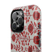 Red Scandi Floral - Extreme Impact MagSafe Phone Case