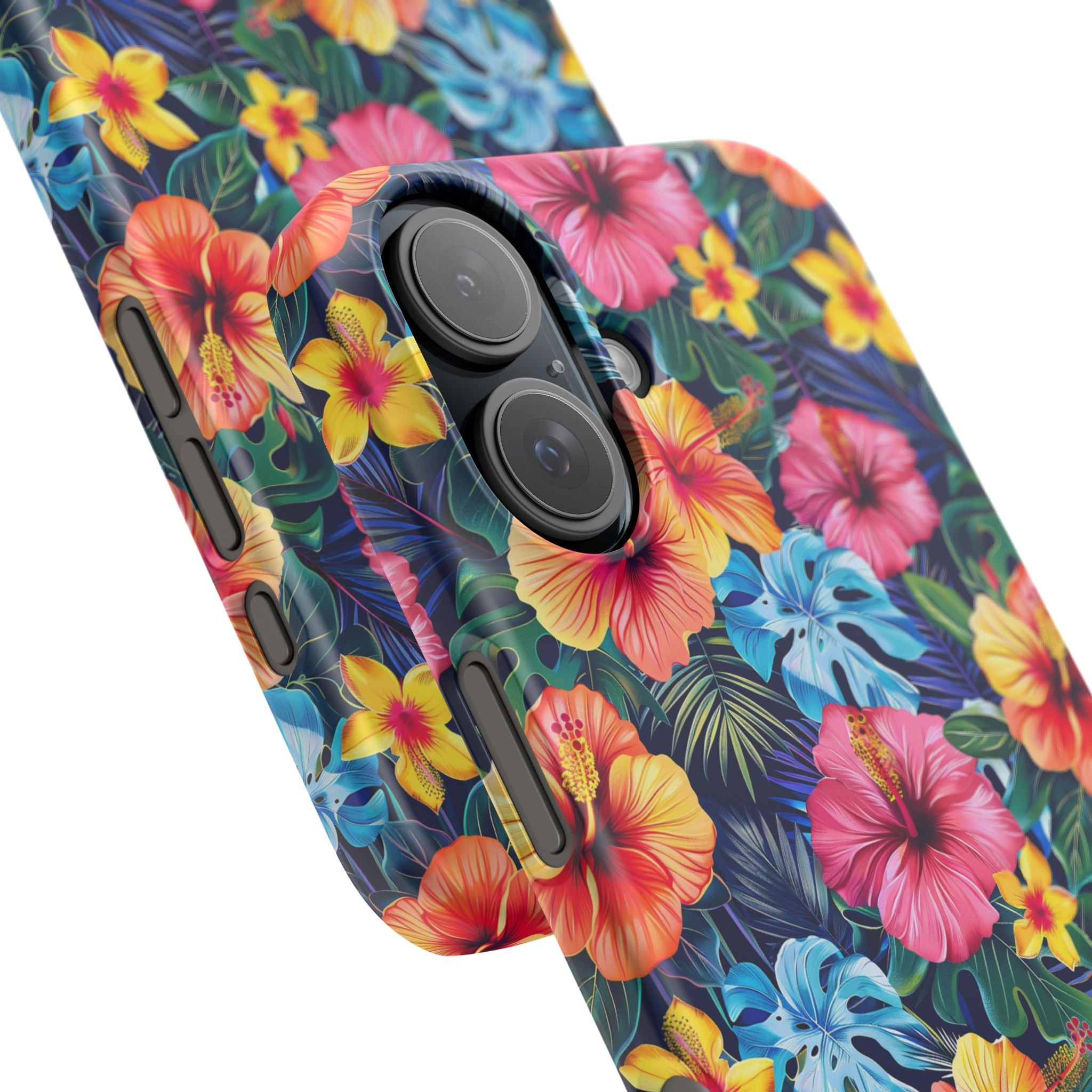 Tropical Hibiscus - Elite Phone Case — Floral Hawaiian Pattern Phone Cover