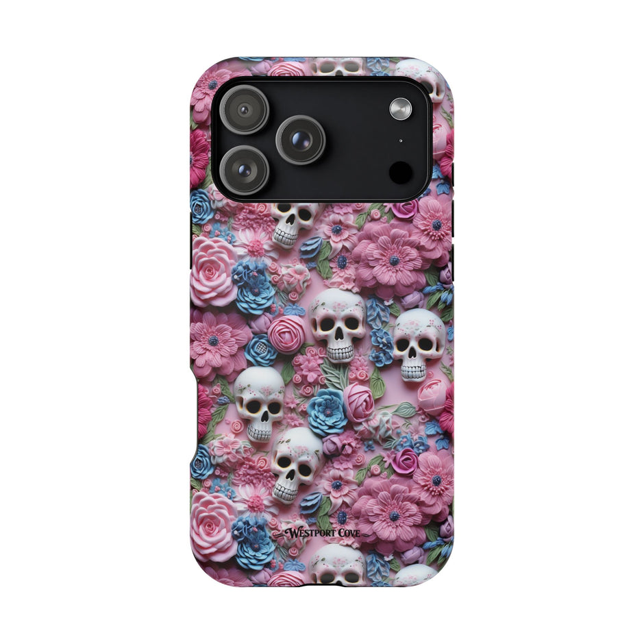 Floral Skull - Extreme MagSafe Phone Case