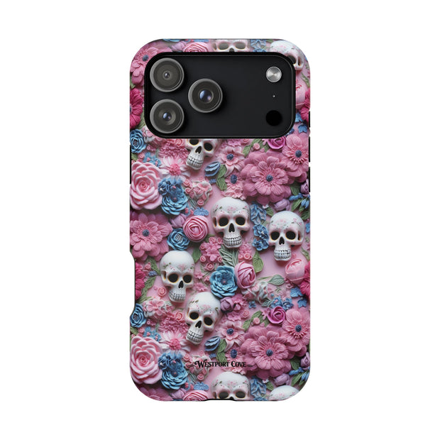 Floral Skull - Extreme MagSafe Phone Case
