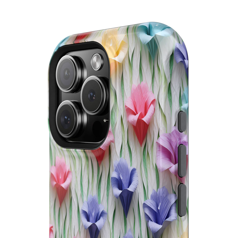 Floral Origami - Extreme Impact MagSafe Phone Case