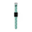 The Blue - Daisy Meadow Floral Apple Watch Band – Teal Daisy Apple Watch Strap