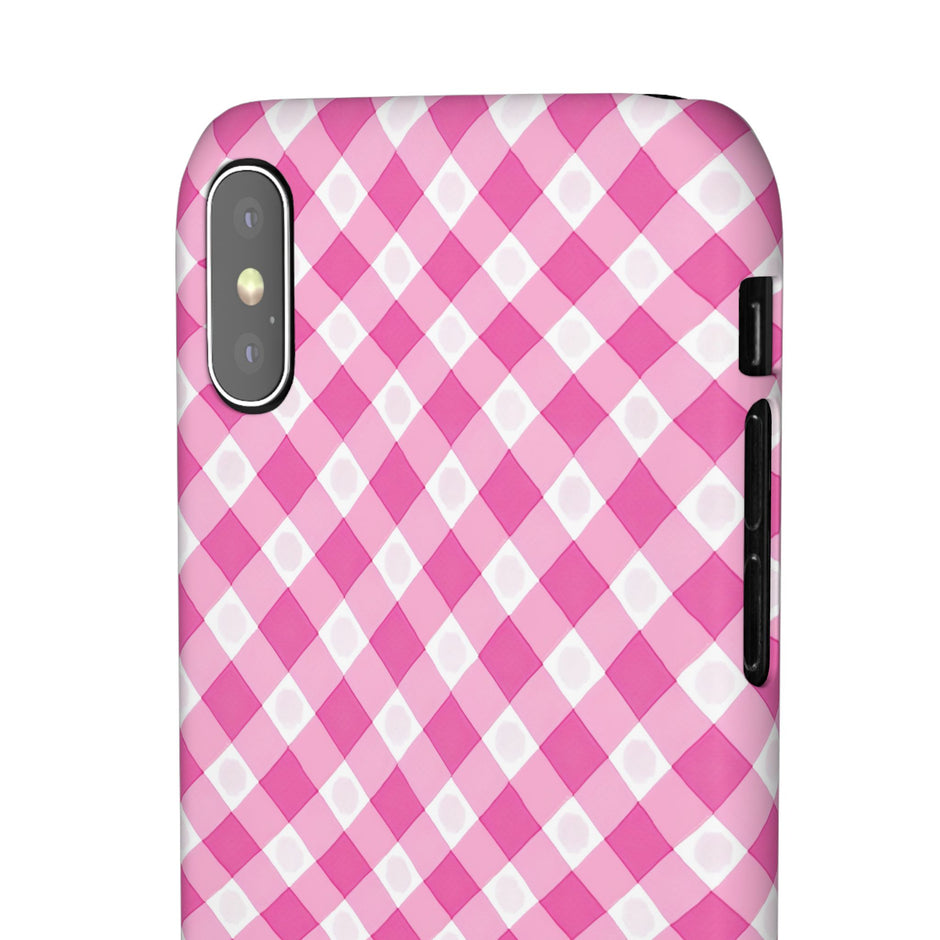 Pink Gingham - Elite Case