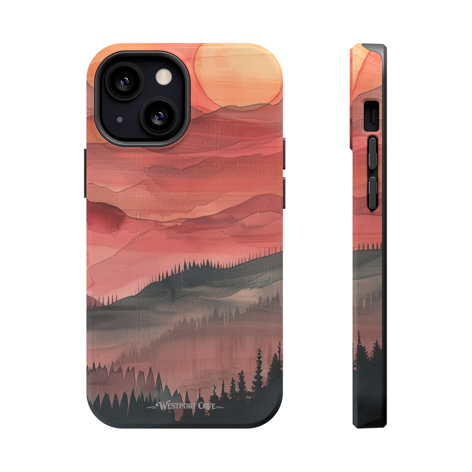Sunset Mountain - Extreme MagSafe Phone Case