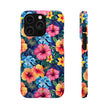 Tropical Hibiscus - Elite Phone Case — Floral Hawaiian Pattern Phone Cover