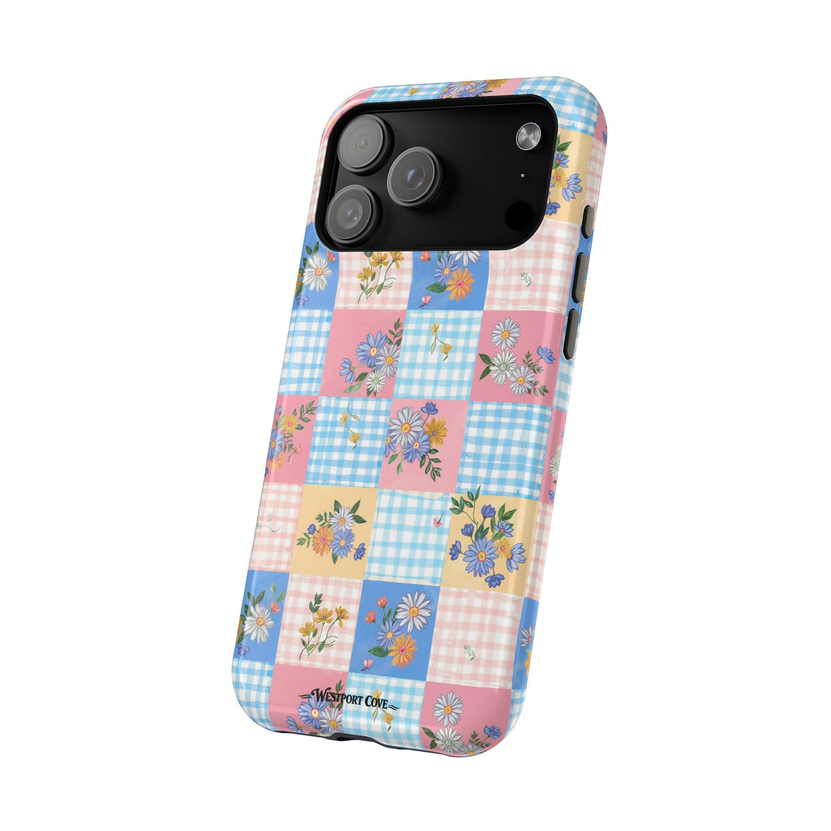 Pastel Floral Patchwork Extreme Impact MagSafe Phone Case
