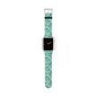 The Blue - Daisy Meadow Floral Apple Watch Band – Teal Daisy Apple Watch Strap