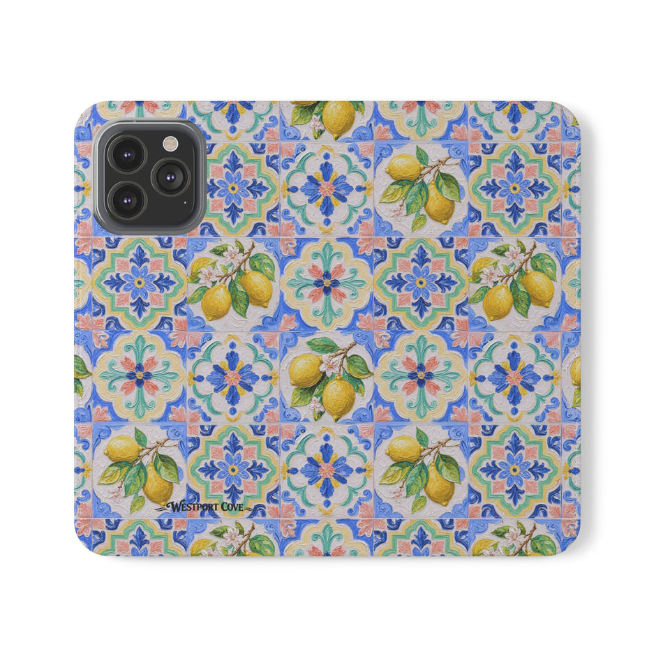 Santorini Lemon - Flip Case