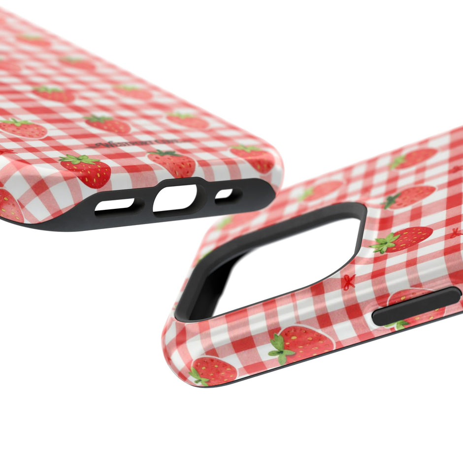 Strawberry Gingham - Extreme MagSafe Phone Case