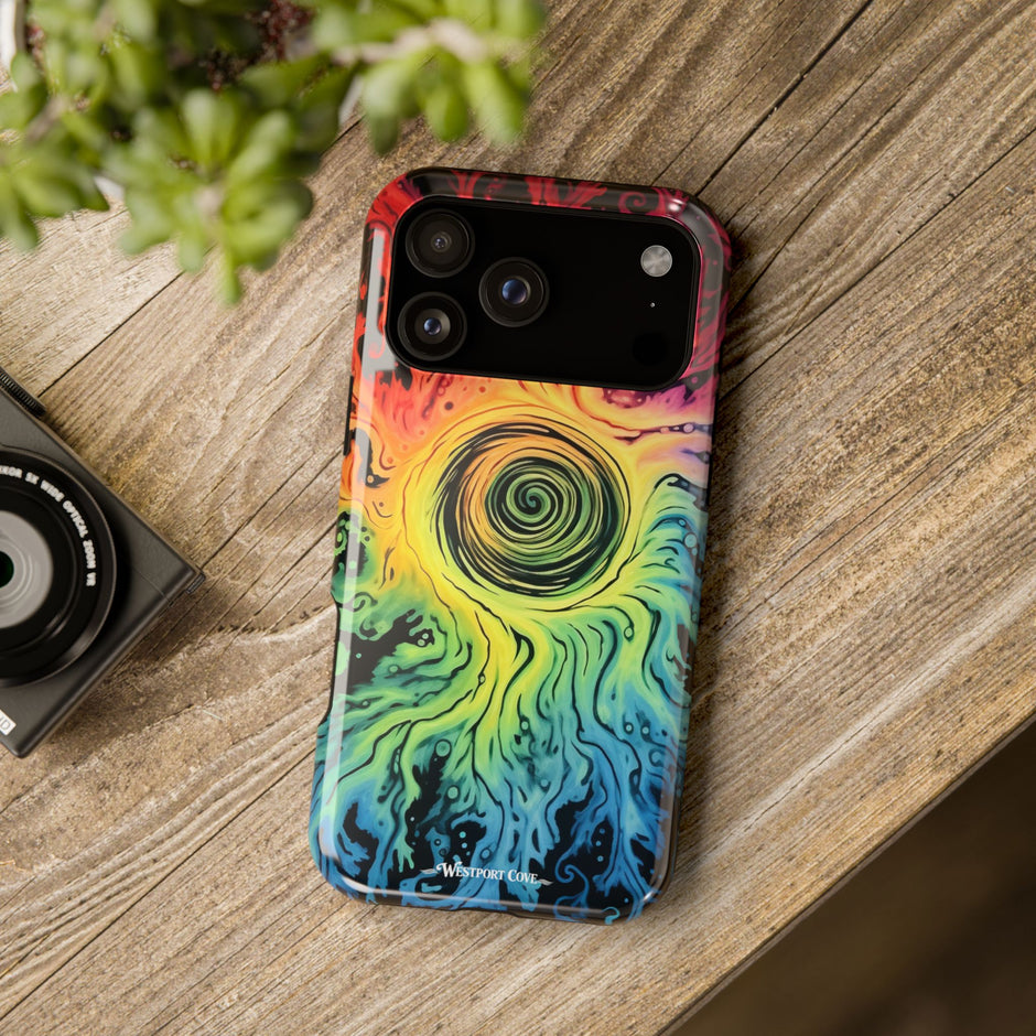 Psychedelic Rainbow Swirl Phone Case — Extreme Magsafe Phone Case