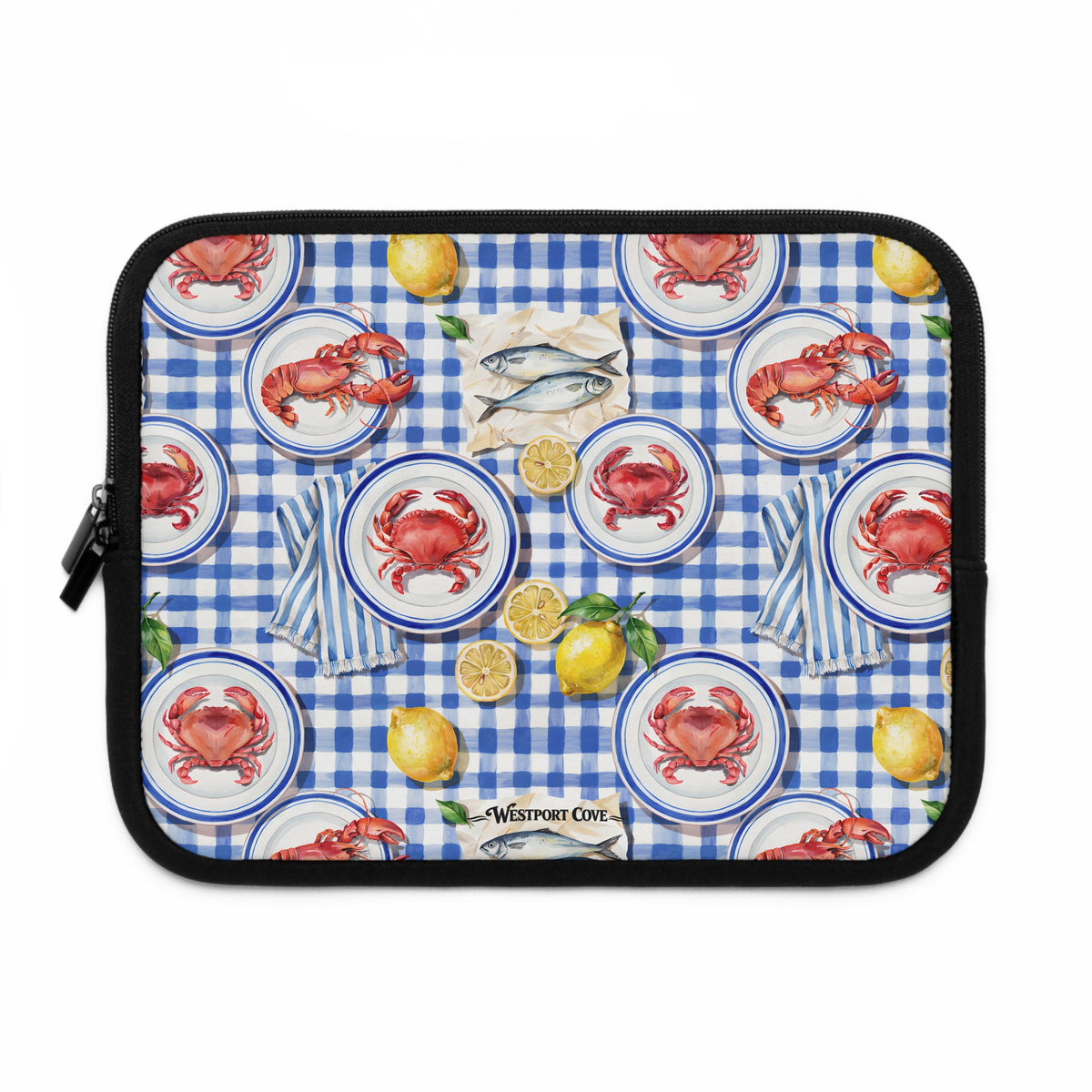 Seafood Picnic - Safe Harbor Laptop Sleeve