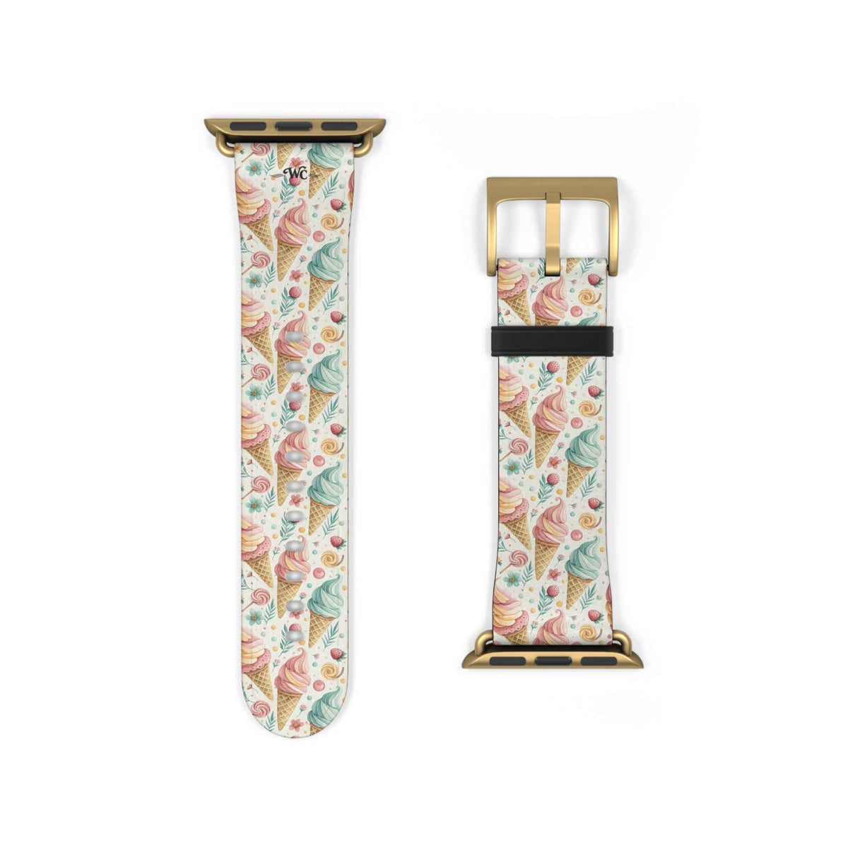 Only In Dreams - Apple Watch Band– Beachy Ice Cream Pattern Strap