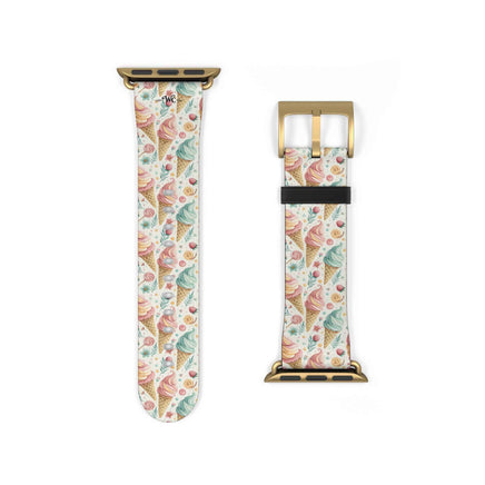 Only In Dreams - Apple Watch Band– Beachy Ice Cream Pattern Strap